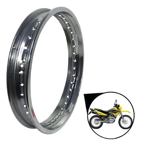 Aro De Roda Traseiro Bros 125/150/160 Cromado Aro 17 Padrão Original